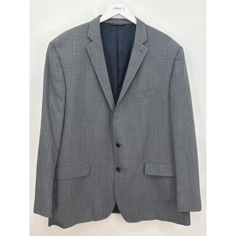 Vtg Ralph Lauren Mens Silk Wool Blue Gray Glen Plaid Blazer Sport Coat Canada